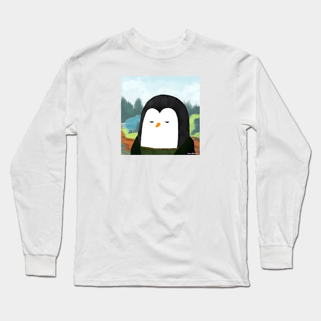 Penguinlisa Art Series Long Sleeve T-Shirt by thepenguinsfamily